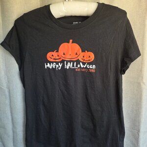 Set of 3 Old Navy Vintage Halloween Graphic T-Shirts Black Women's size XXL